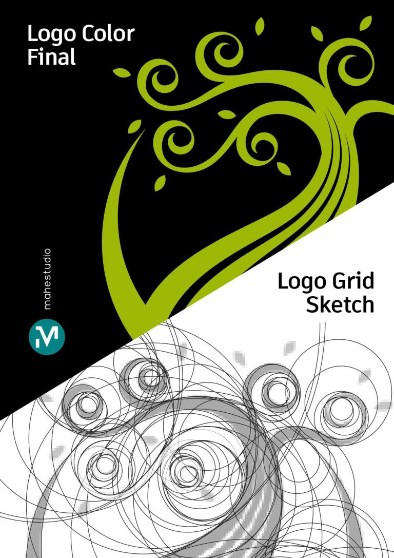 Tree Cafe Concept Logo Grid-MaheStudio